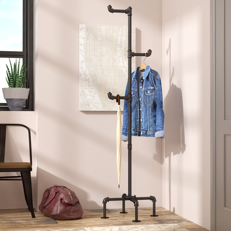 Steelside Galway Steel Freestanding 3 Hook Coat Rack Reviews